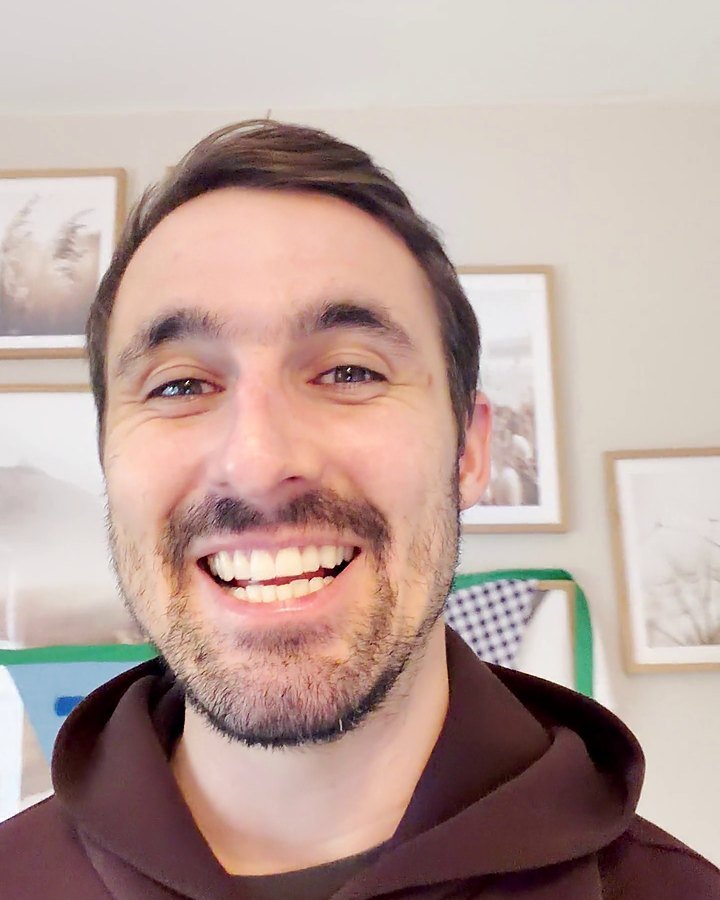 Sean Willekens, founder of Sink or Swim Marketing, smiling