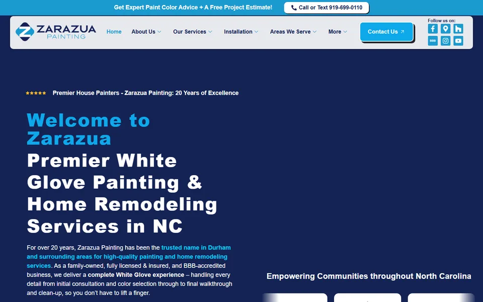 The Zarazua Painting website